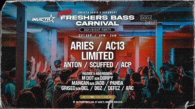 Invicta Audio: Freshers Bass Carnival at DOCUMENT