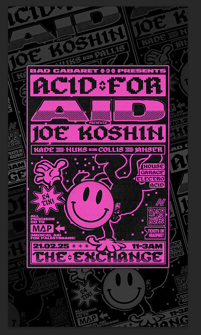 BAD CABARET PRESENTS: ACID FOR AID at Exchange