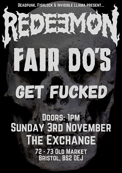 Redeemon + Fair Do's at Exchange