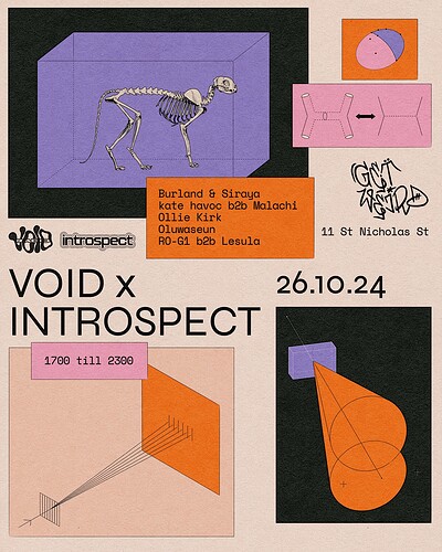 VOID Radio x Introspect Halloween at Get Weird