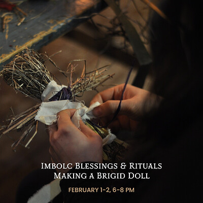 Imbolc Blessings & Rituals - Making a Brigid Doll at L'Étoile Studio