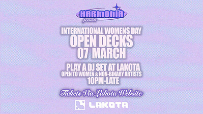 Harmonia International Women's Day Open Decks at Lakota