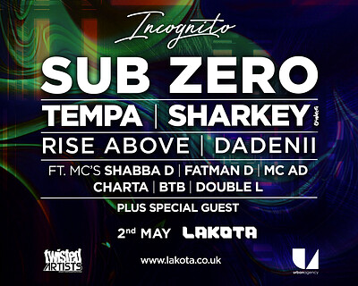 Incognito: Sub Zero + More at Lakota