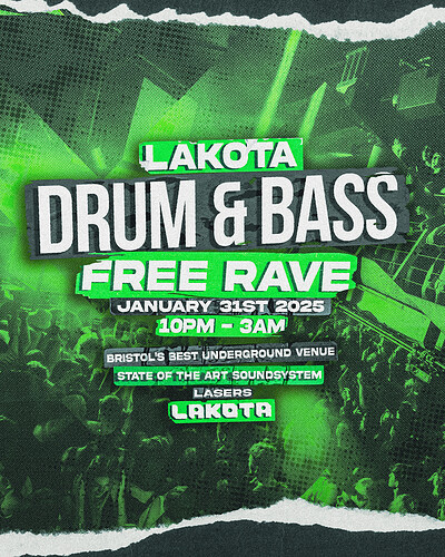 LAKOTA: D&B RAVE at Lakota