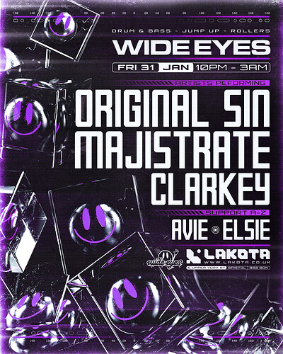 Wide Eyes: Original Sin, Majistrate + More at Lakota