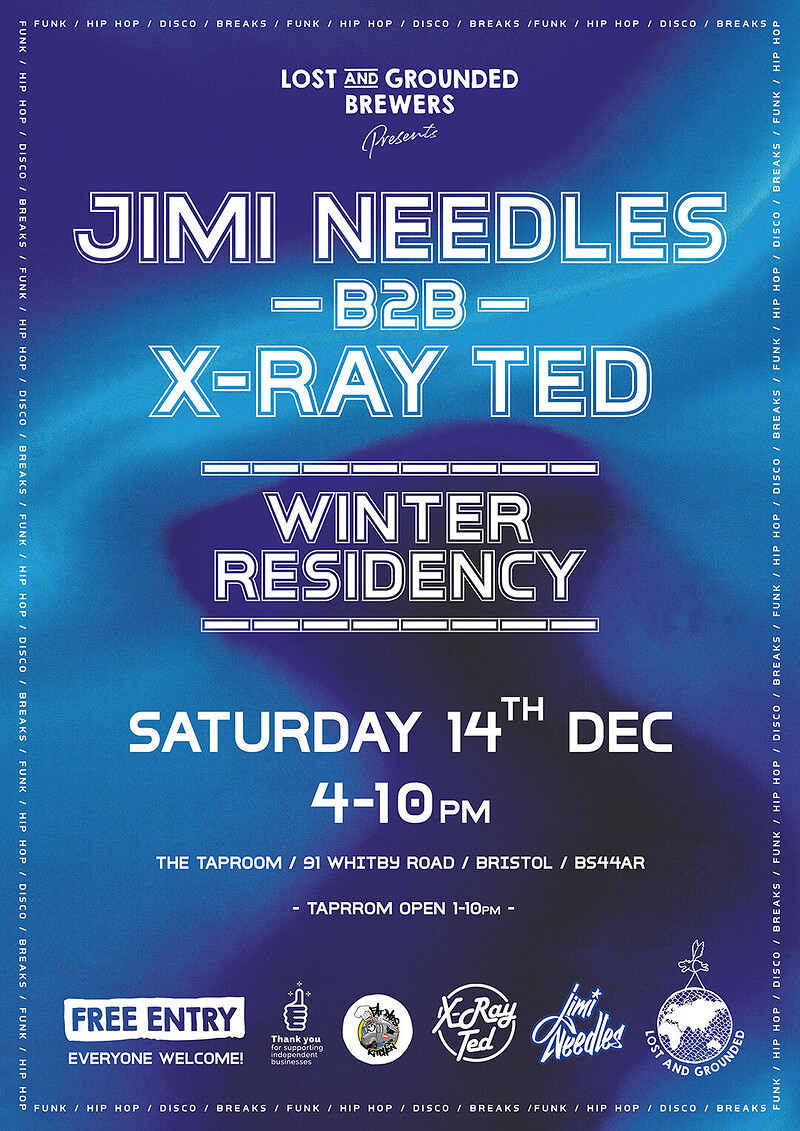 Jimi Needles & X-Ray Ted - 4 Deck Set at Lost & Grounded Brewery