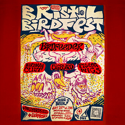 BRISTOL BIRDFEST - Birdfeeder + Birdman Cult +.. at Moor Beer Co