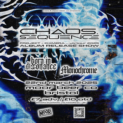 chaos.sequence - ALBUM RELEASE SHOW + Supports at Moor Beer Co