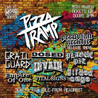 Peruvian Necktie EP release feat PizzaTramp + more at Moor Beer Co