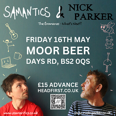 SAMANTICS & NICK PARKER at Moor Beer Co