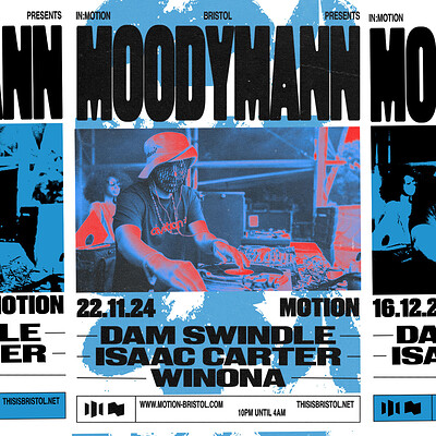 In:Motion Presents - Moodymann, Dam Swindle & more at Motion