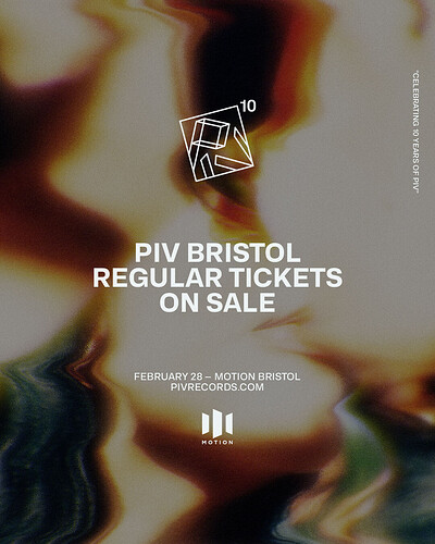 Motion Presents - 10 Years of PIV Records at Motion