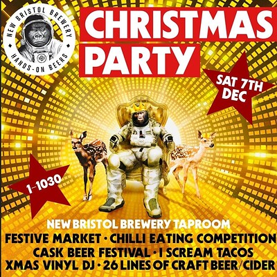 Christmas Market, Beer Festival & Chilli Eating at New Bristol Brewery