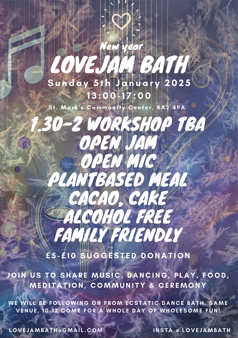 LoveJam Bath at St. Marks Community Centre