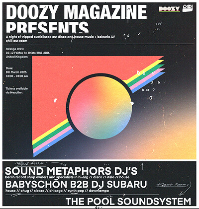 Sound Metaphors DJs, Babychöen, DJ Subaru at Strange Brew