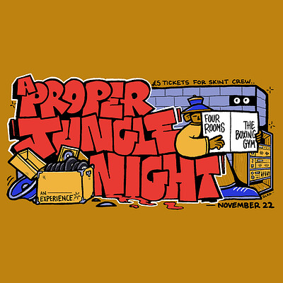 AnExperience Presents ~ A Proper Jungle Night at the boxing gym