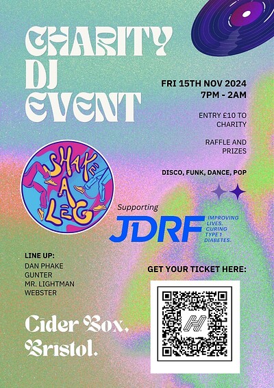 Wallis Bros: Diabetes DJ charity event at The Cider Box Tap Room