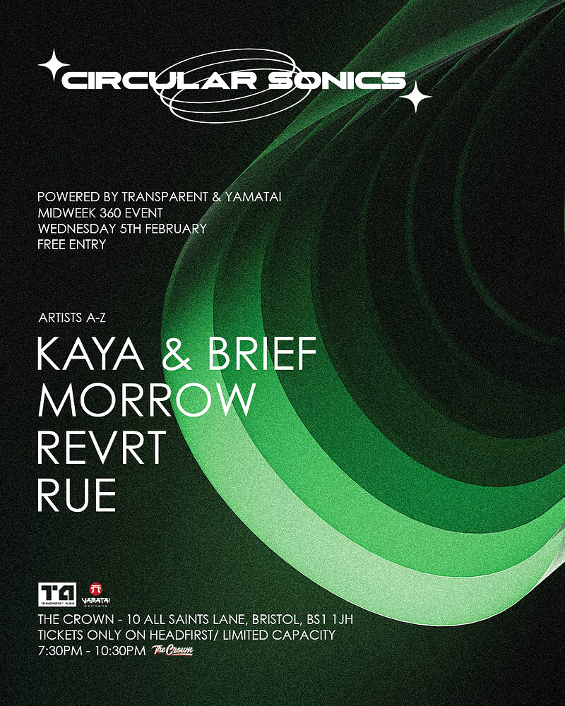 Circular Sonics Season 2 Phase 1 w/ Revrt & More at The Crown