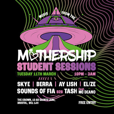 Mothership Student Sessions: Skye, Berra, Ay Lish at The Crown