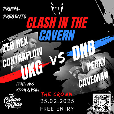 Primal's Clash in the Cavern: UKG v DNB at The Crown