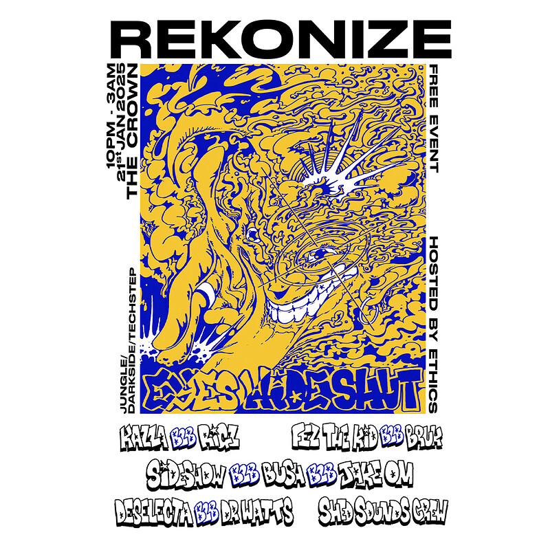 Rekonize: Kazza B2B Rigz, Bruk B2B Fez The Kid at The Crown