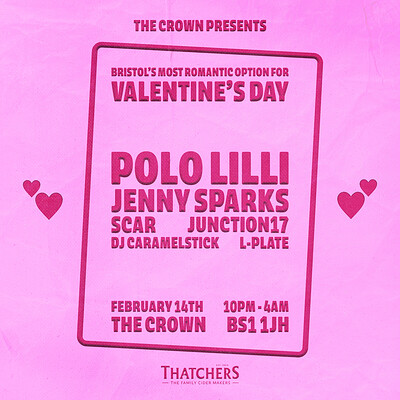 Valentine's Day: Polo Lilli, Jenny Sparks + more at The Crown