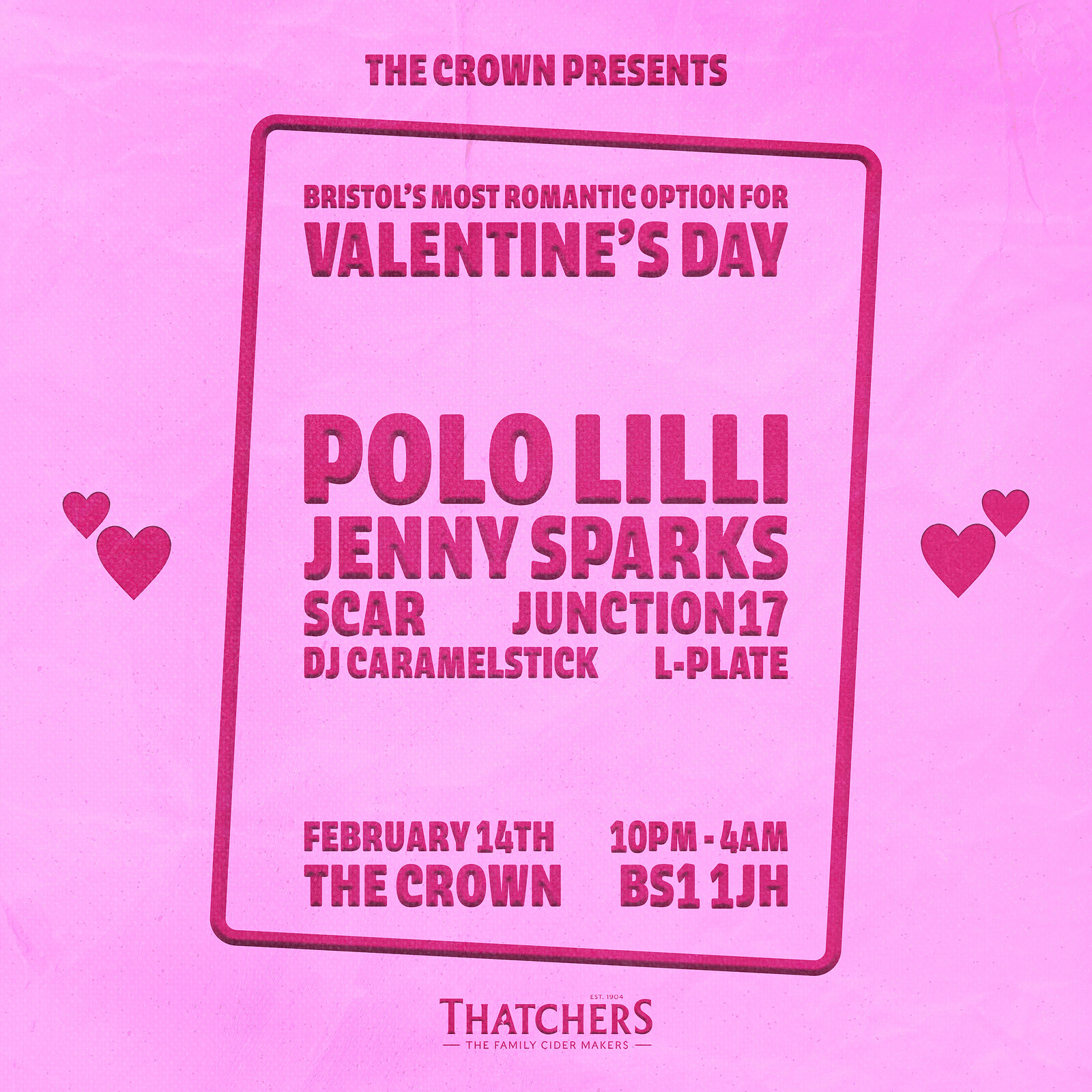 Valentine's Day: Polo Lilli, Jenny Sparks + more at The Crown