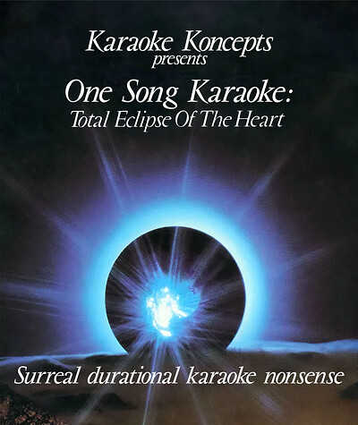 One Song Karaoke: Total Eclipse of the Heart at The Cube