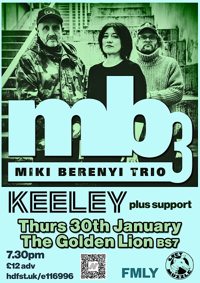 Miki Berenyi Trio + Keeley + Shoun Shoun at The Golden Lion