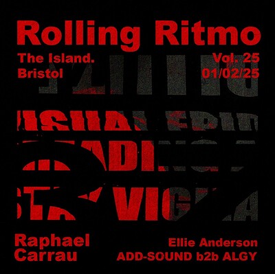 Rolling Ritmo Vol.25 presents: Raphael Carrau at The Island