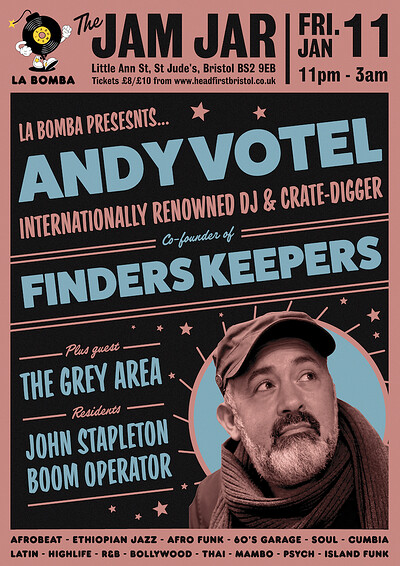 LA BOMBA PRESENTS ANDY VOTEL at The Jam Jar