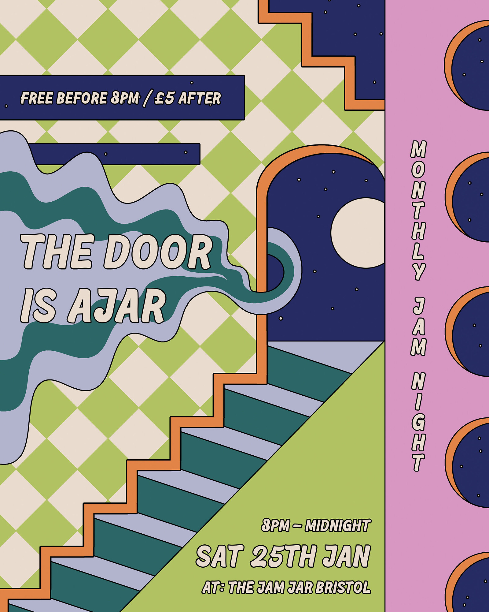 The Door is Ajar - Monthly Jam Night at The Jam Jar