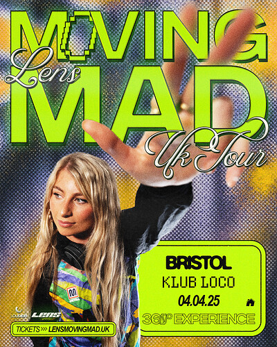 Lens: Moving Mad UK Tour | Bristol at The Loco Klub