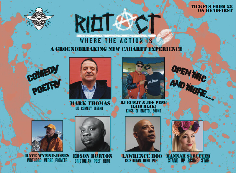 RIOT ACT: The Winter Warmer w/ Mark Thomas & More at The Loco Klub