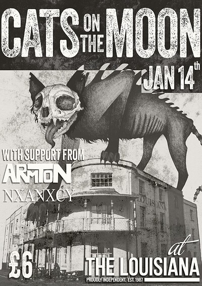 Cats On The Moon + Armton + Nxanxcy at The Louisiana