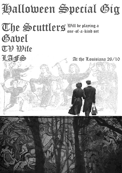 Halloween Special -The Scuttlers + Gavel + TV WIFE at The Louisiana