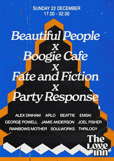 Party Response X Beautiful People X Boogie Cafe at The Love Inn