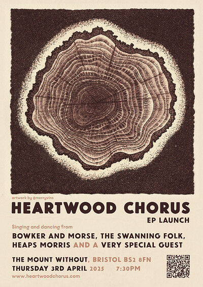 Heartwood, Bowker & Morse, Heaps, Swanning Folk at The Mount Without