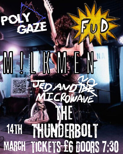 POLYGAZE Presents indie punk night at The Thunderbolt