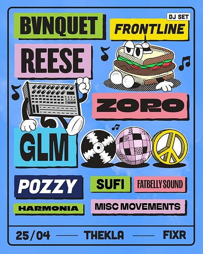 FRONTLINE - Bvnquet, Reese, Zoro, GLM + MORE at Thekla