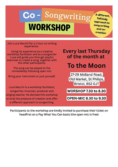 Co-Songwriting Workshop at To The Moon