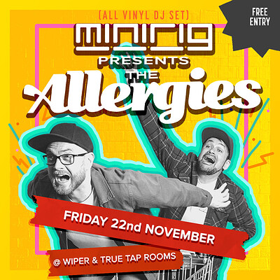 The Allergies Spin Vinyl All Night at Wiper and True Brewery & Taproom