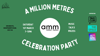 A Million Metres Celebration Party at Zion Bristol