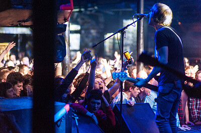 A punk gig in Bristol